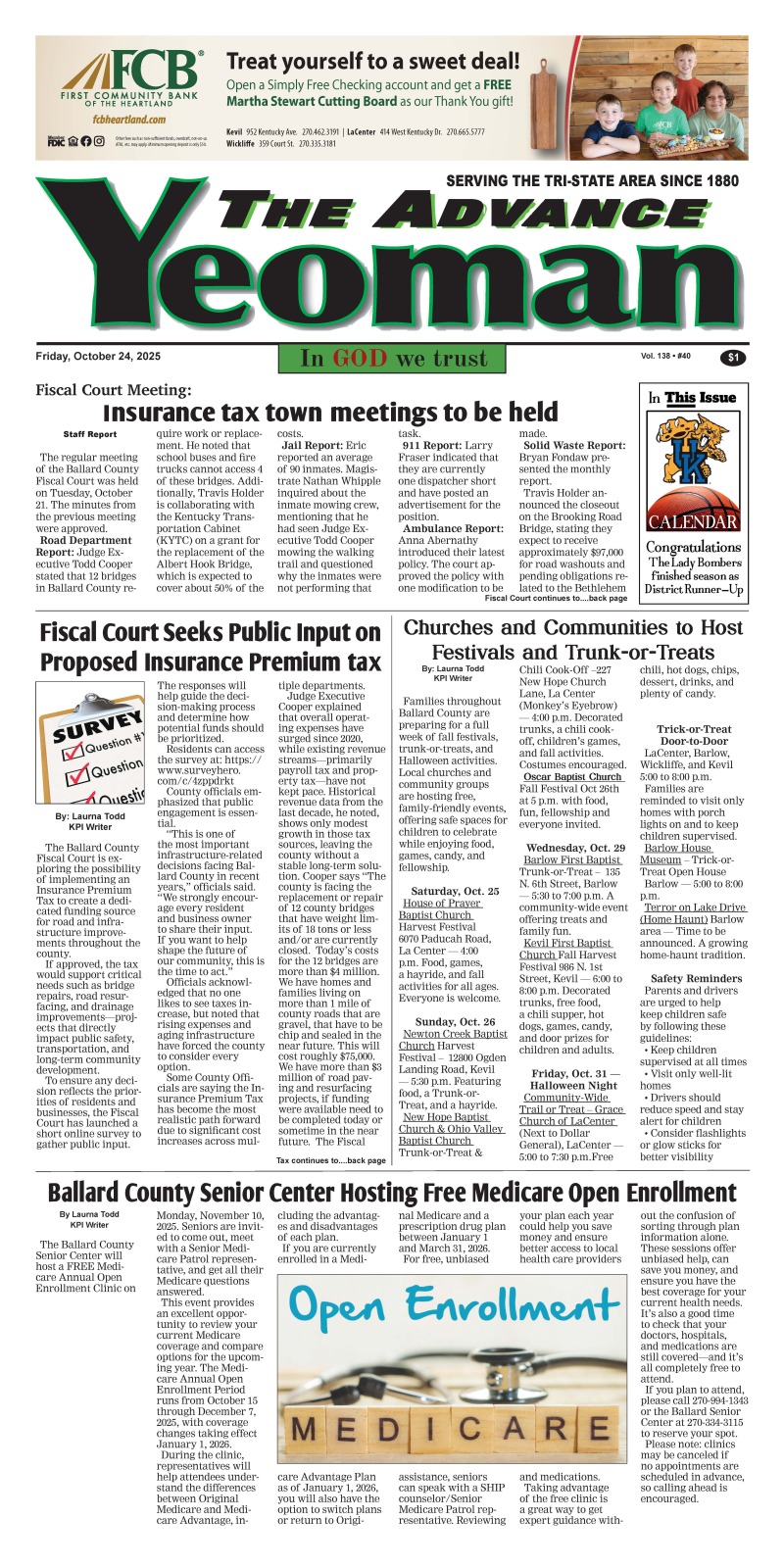 Advance Yeoman 10-24-2025