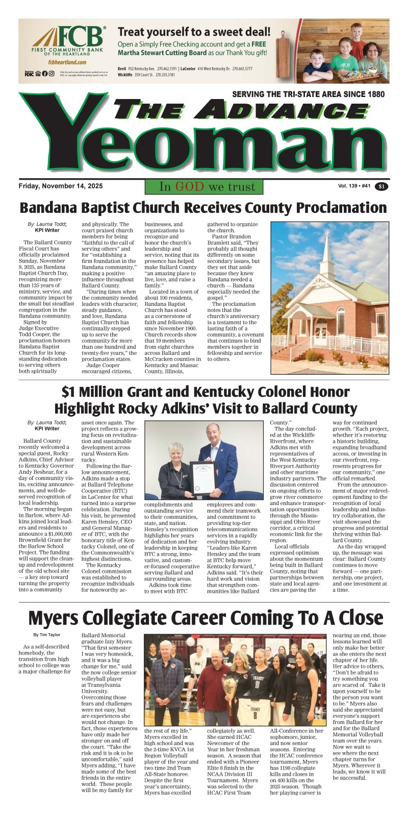 Advance Yeoman 11-14-2025