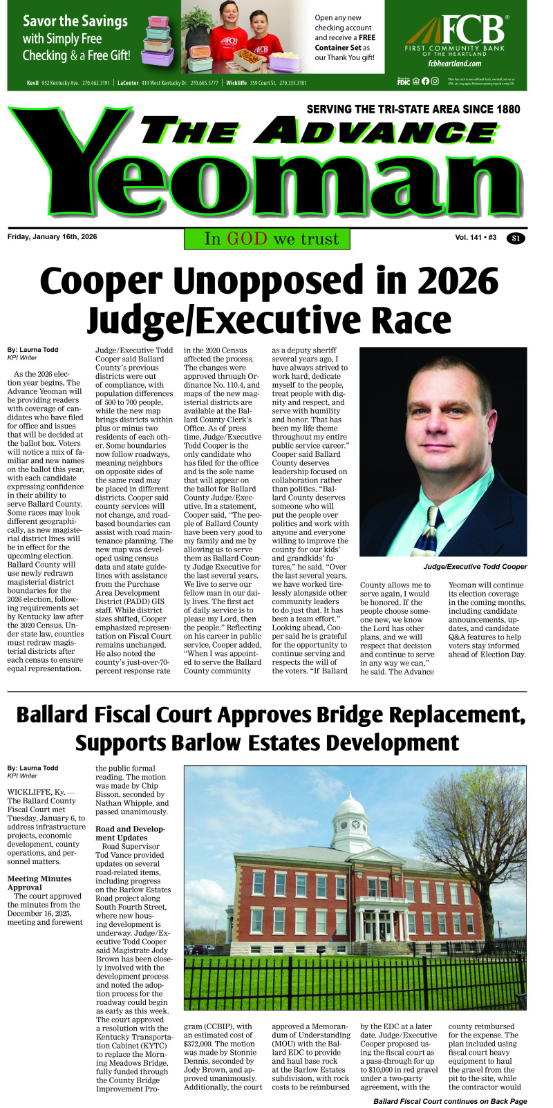 Advance Yeoman 1-16-26