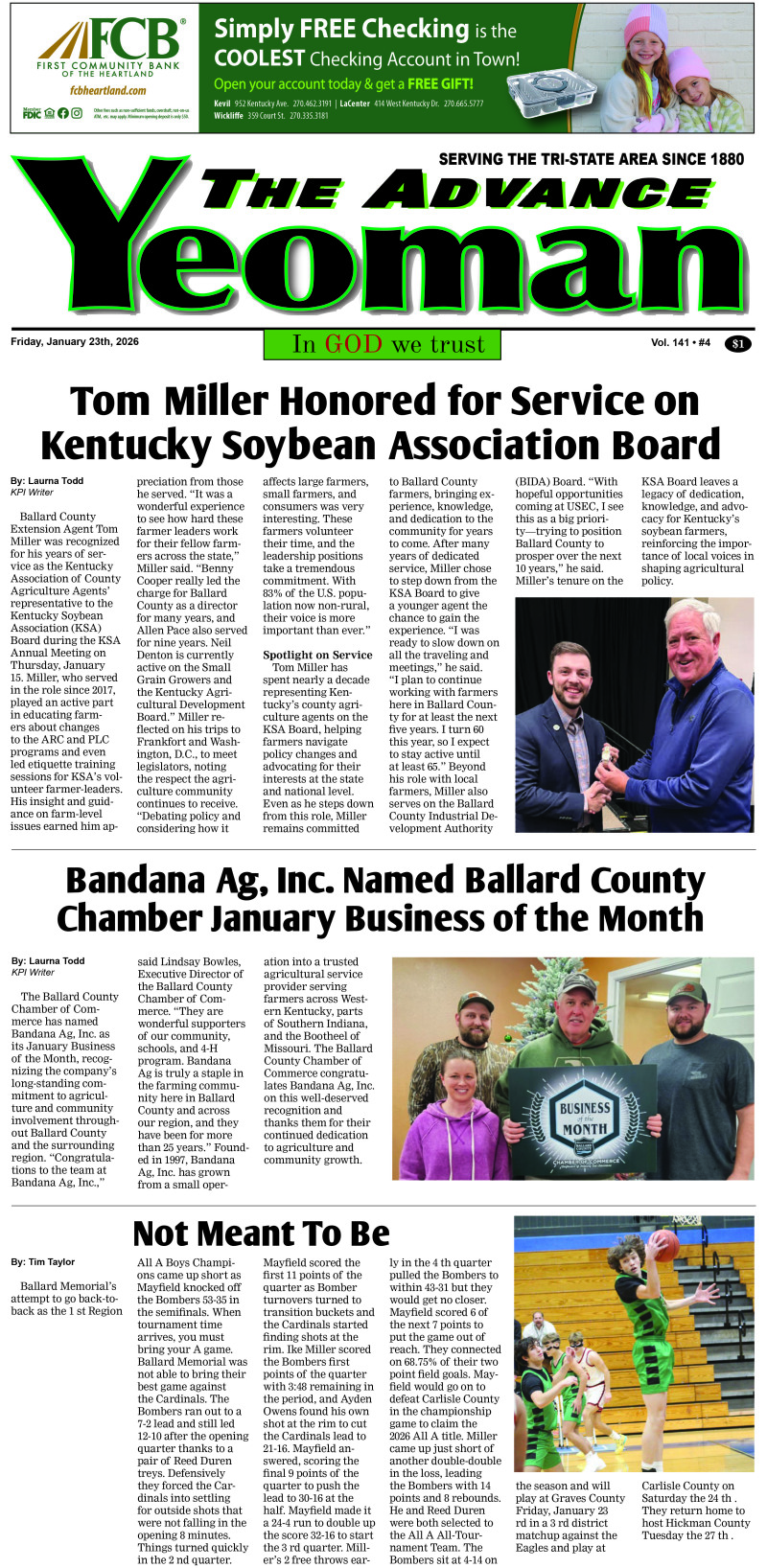 Advance Yeoman 1-23-26