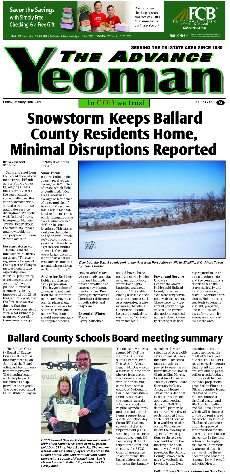 Advance Yeoman 1-30-26