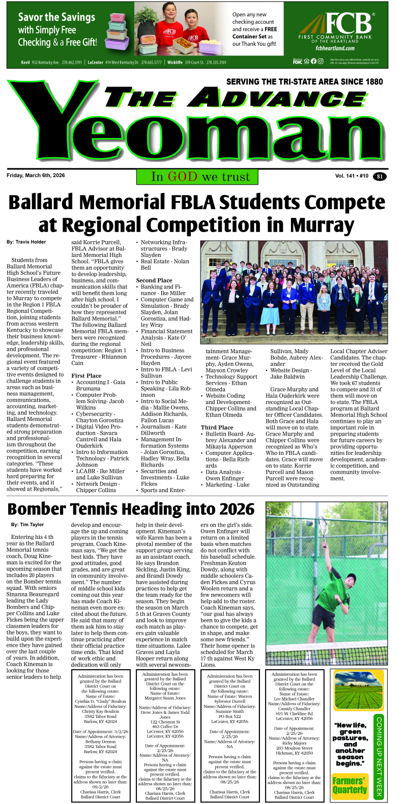 Advance Yeoman 3-6-26