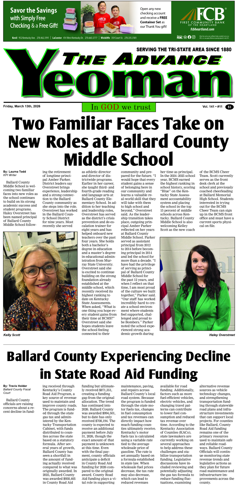 Advance Yeoman 3-13-26