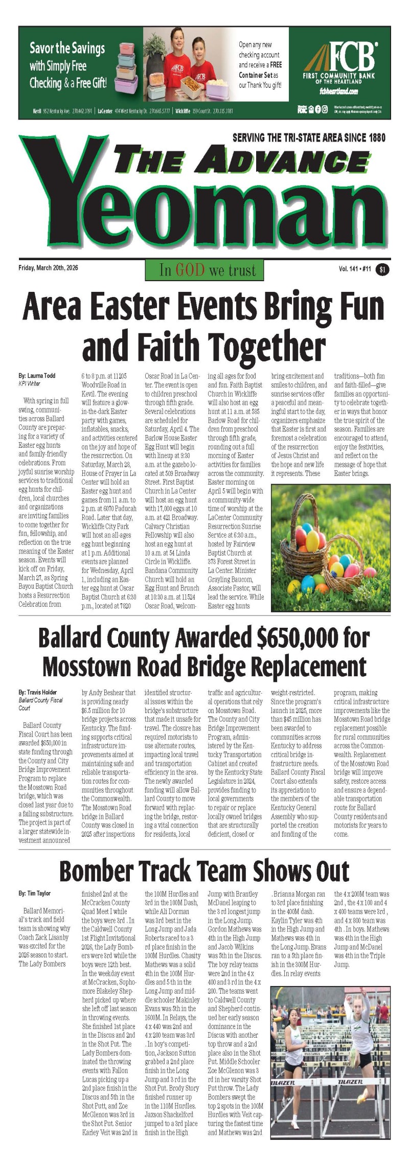 Advance Yeoman 3-20-26