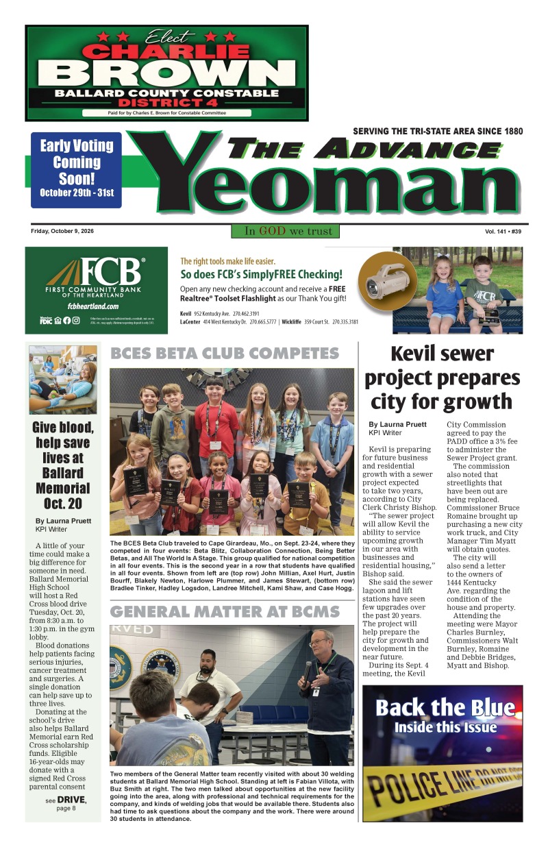 Advance Yeoman 10-9-26