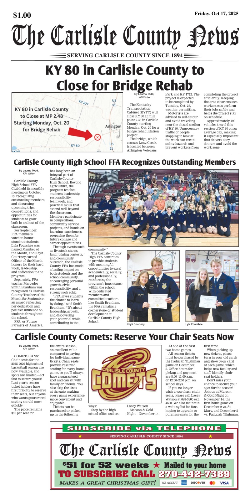 Carlisle County News 10-17-25