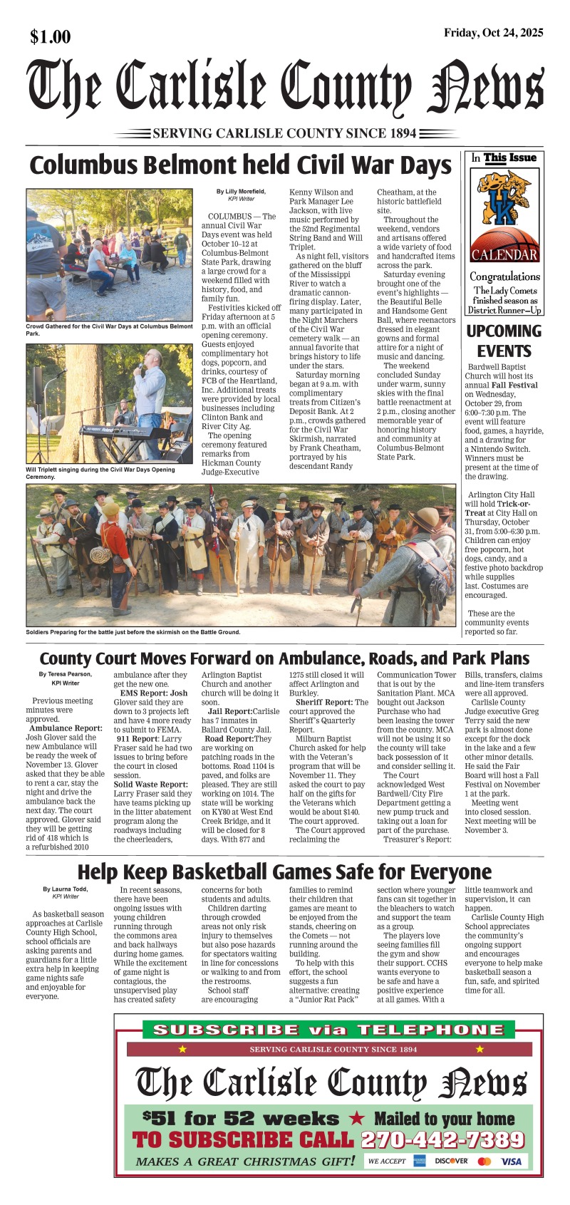 Carlisle County News 10-24-25