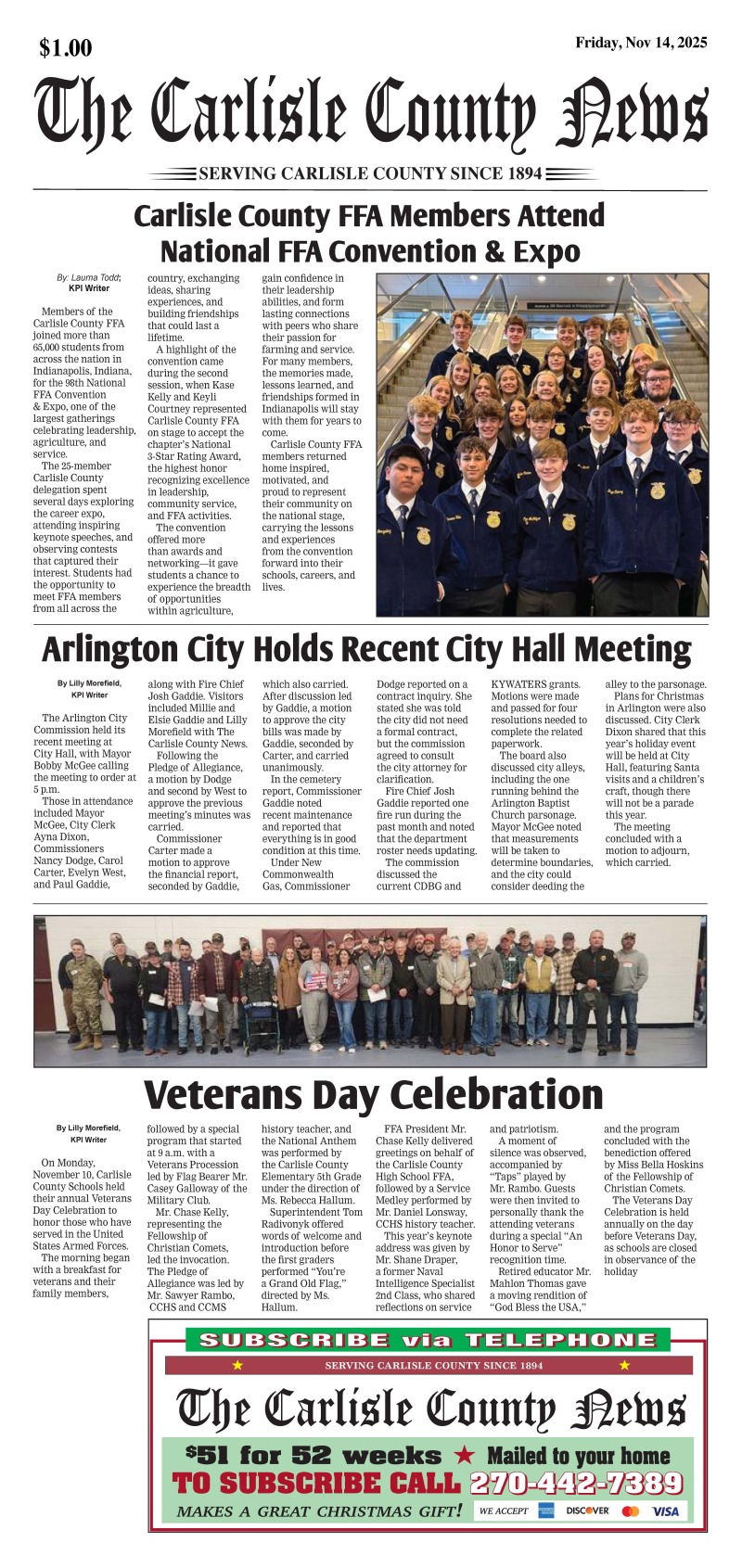 Carlisle County News 11-14-25