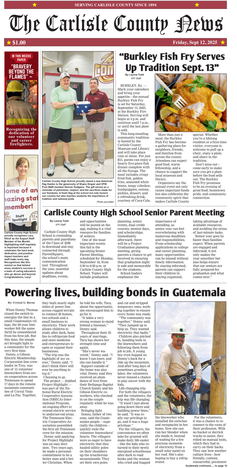 Carlisle County News 9-12-25