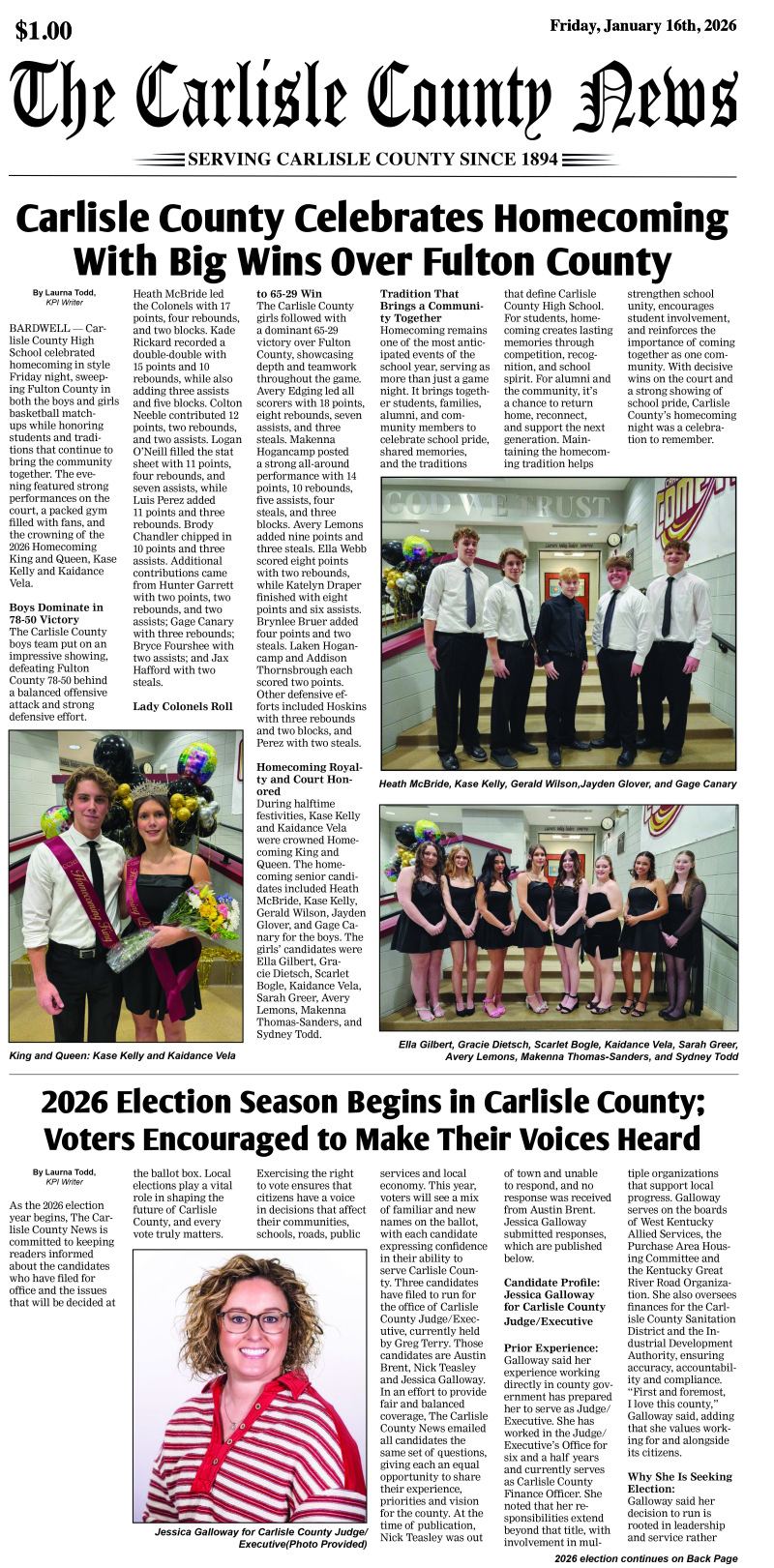 Carlisle County News 1-16-26
