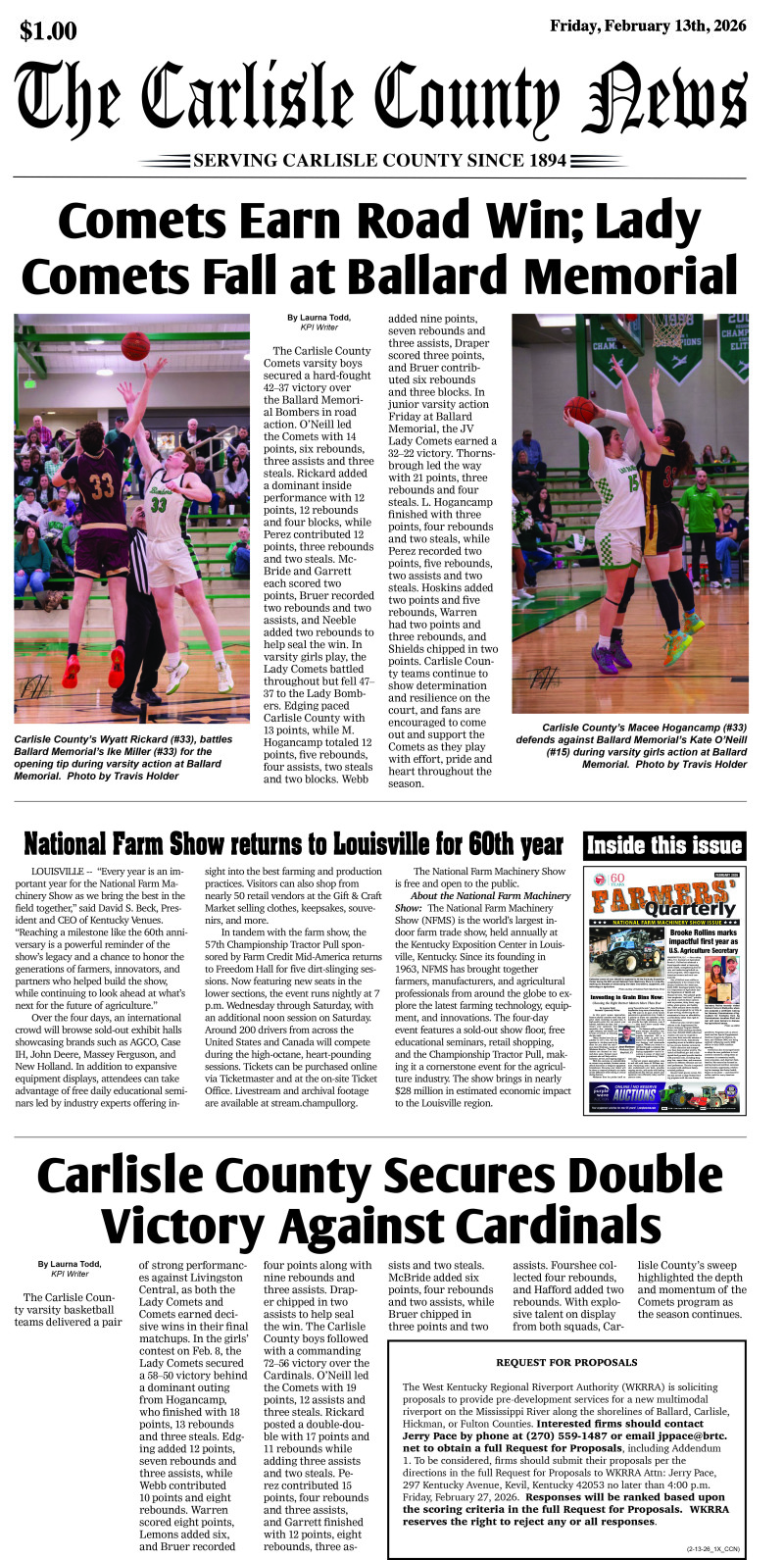 Carlisle County News 2-13-26