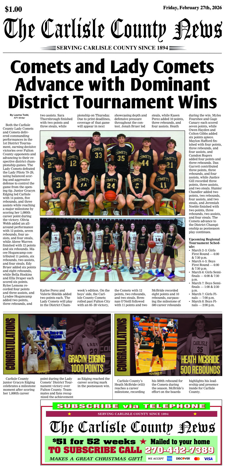 Carlisle County News 2-27-26