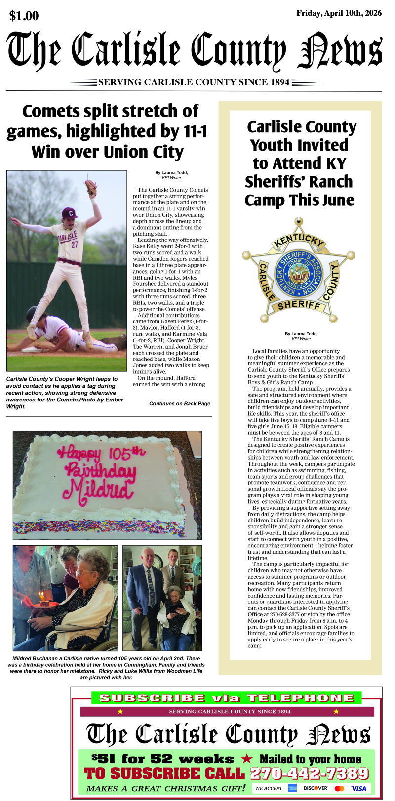 Carlisle County News 4-10-26