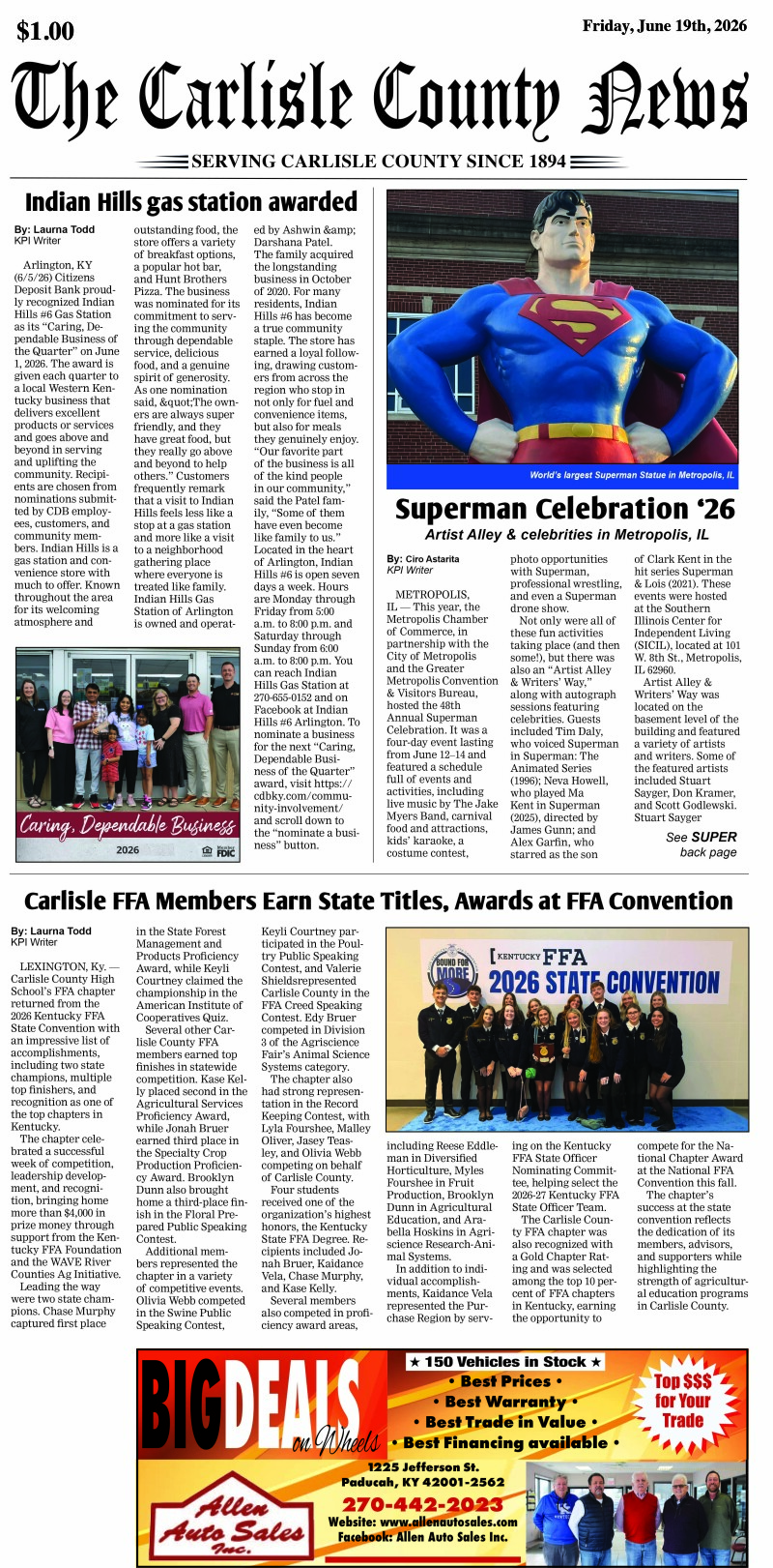 Carlisle County News 6-19-26