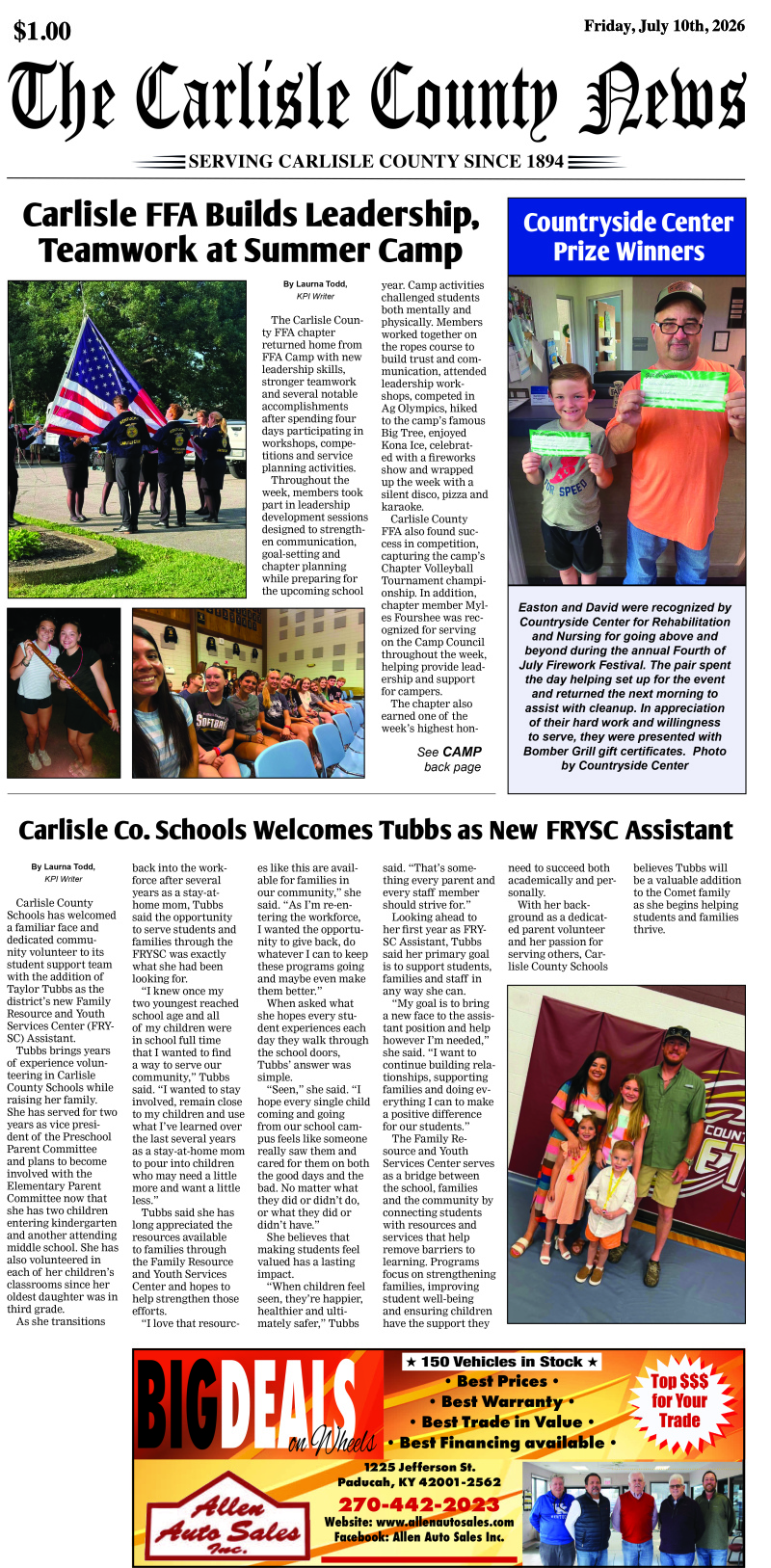 Carlisle County News 7-10-26