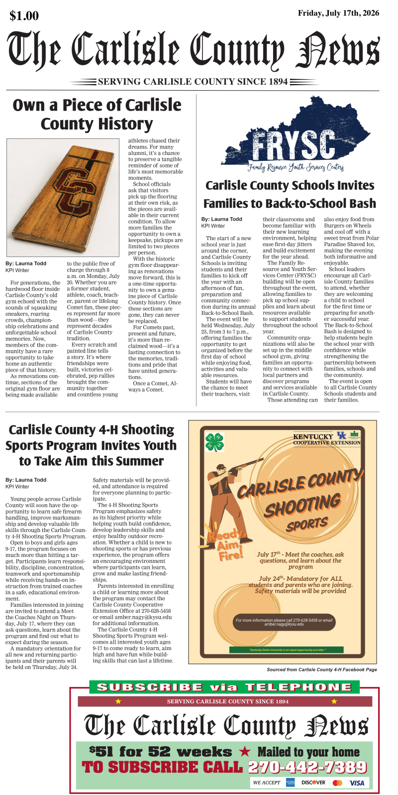 Carlisle County News 7-17-26