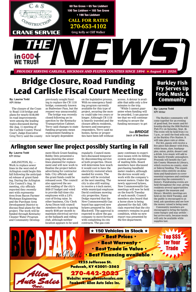 Carlisle County News 8-21-26