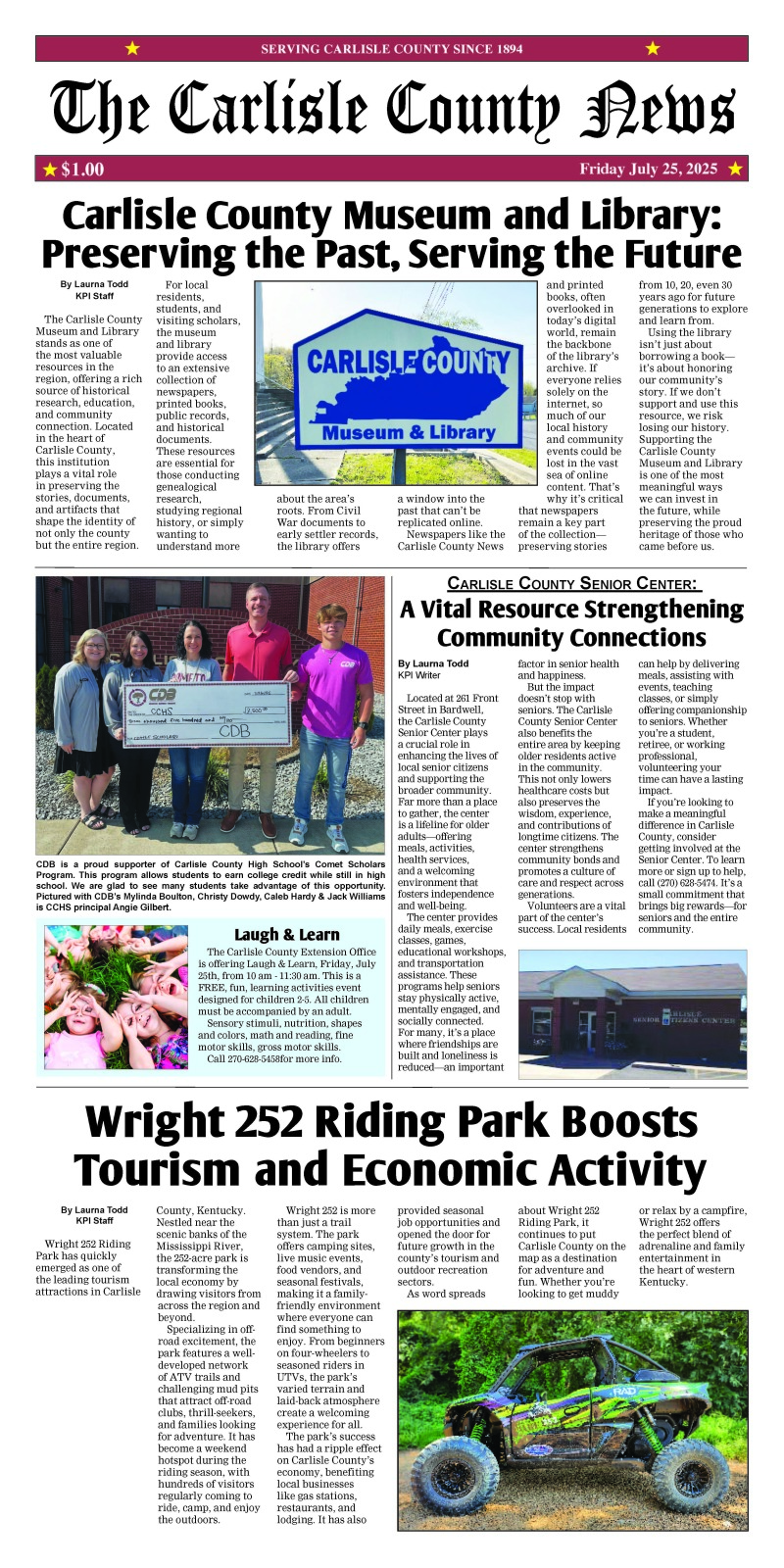 Carlisle County News 7-25-2025