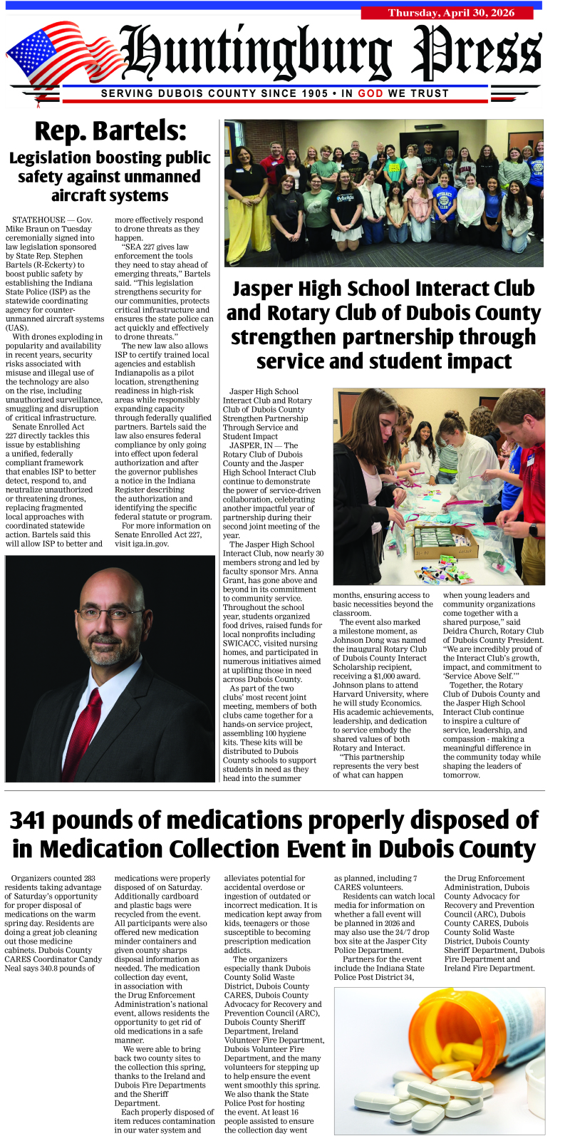 The Huntingburg Press 4-30-2026