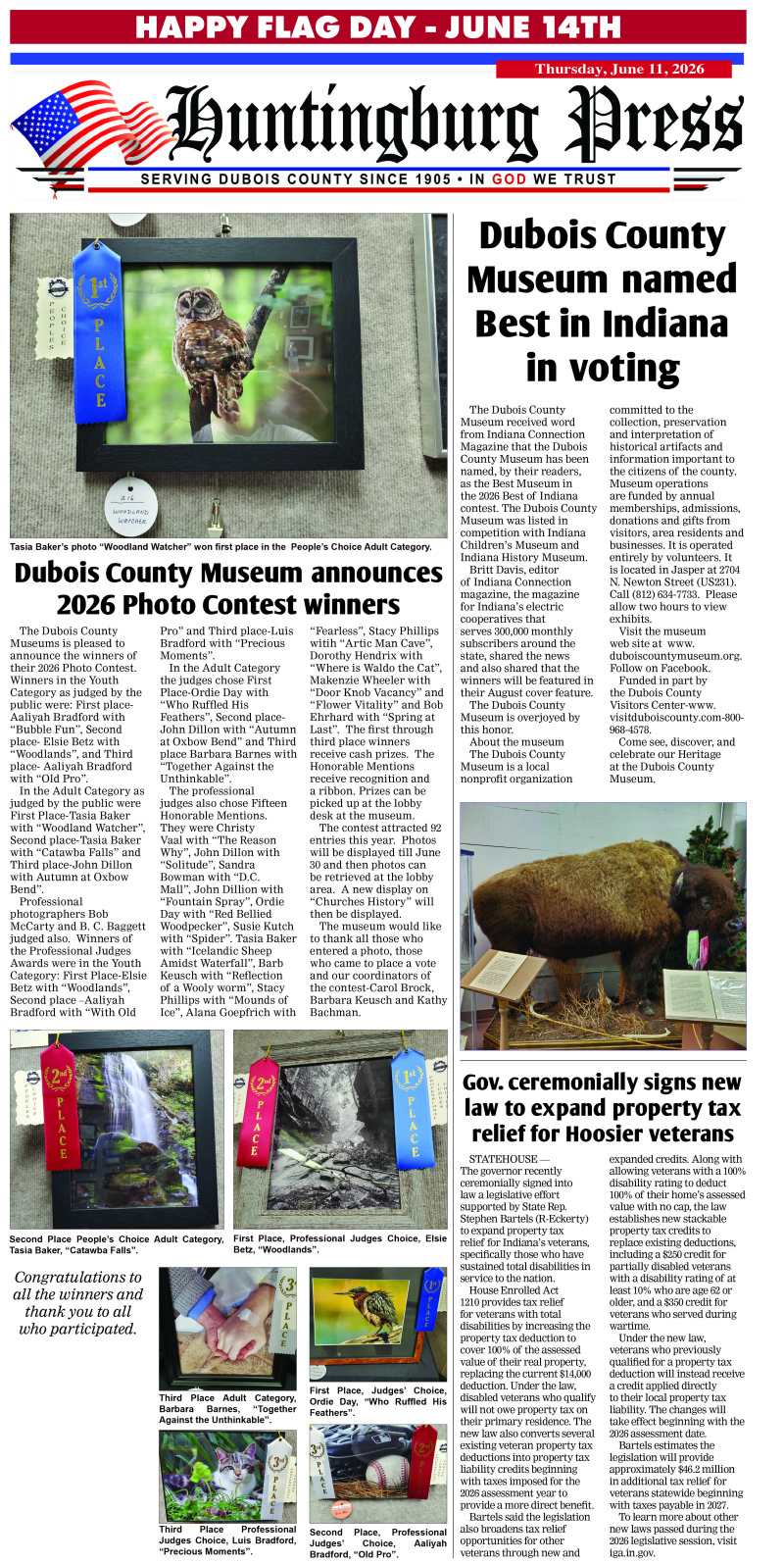 The Huntingburg Press 6-11-2026