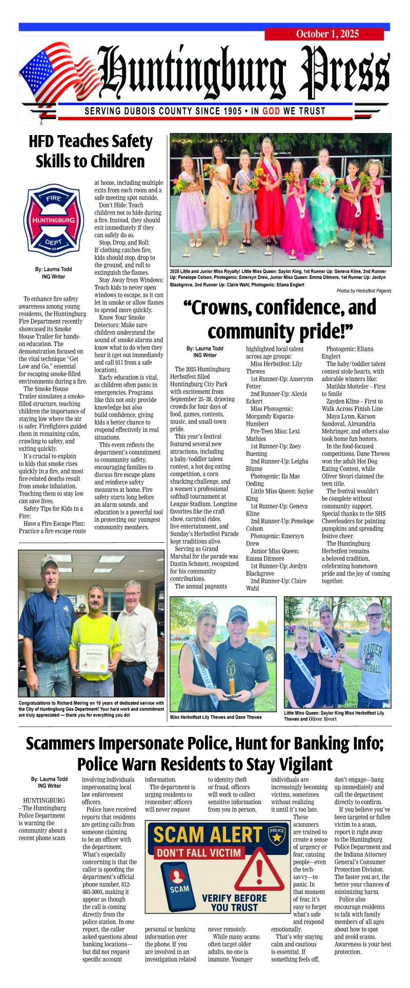 The Huntingburg Press 10-1-2025