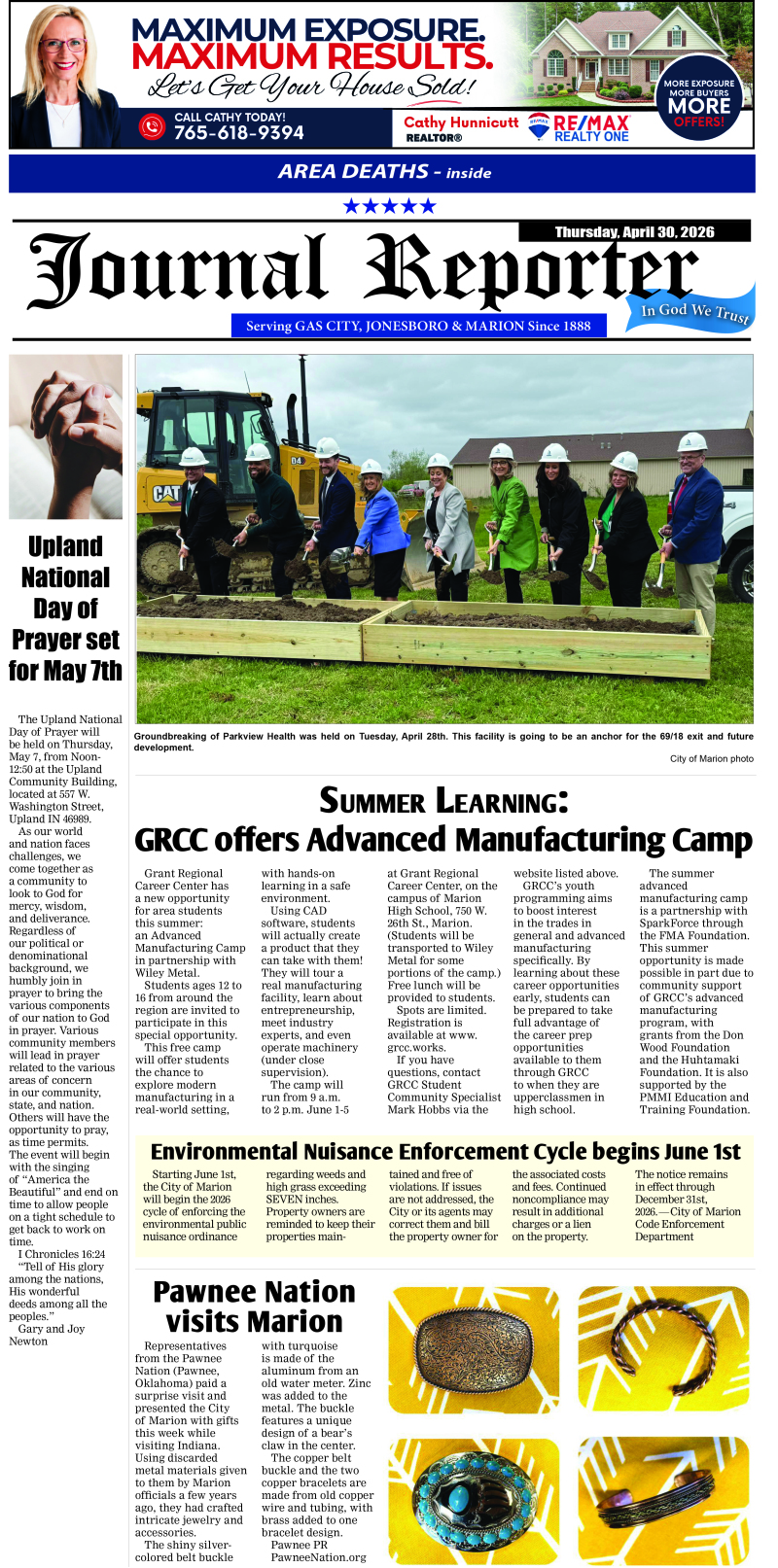 Journal Reporter 4-30-26