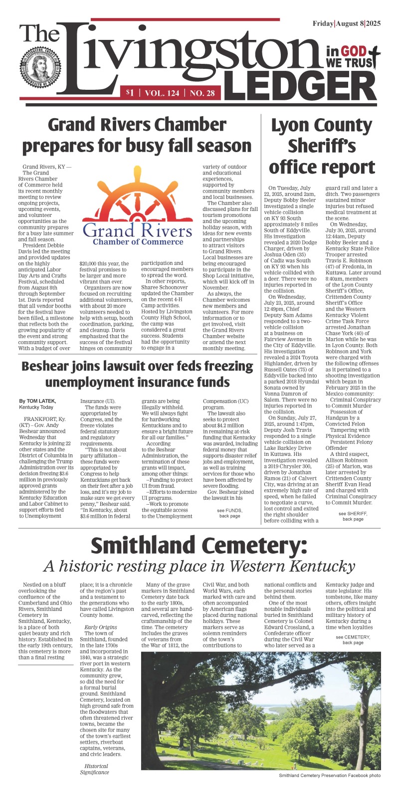 Livingston Ledger 8-8-25