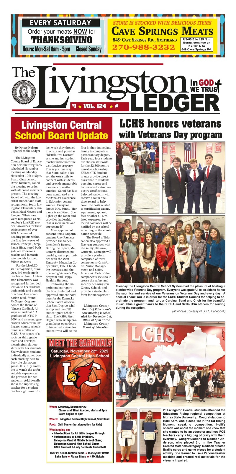 Livingston Ledger 11-14-25