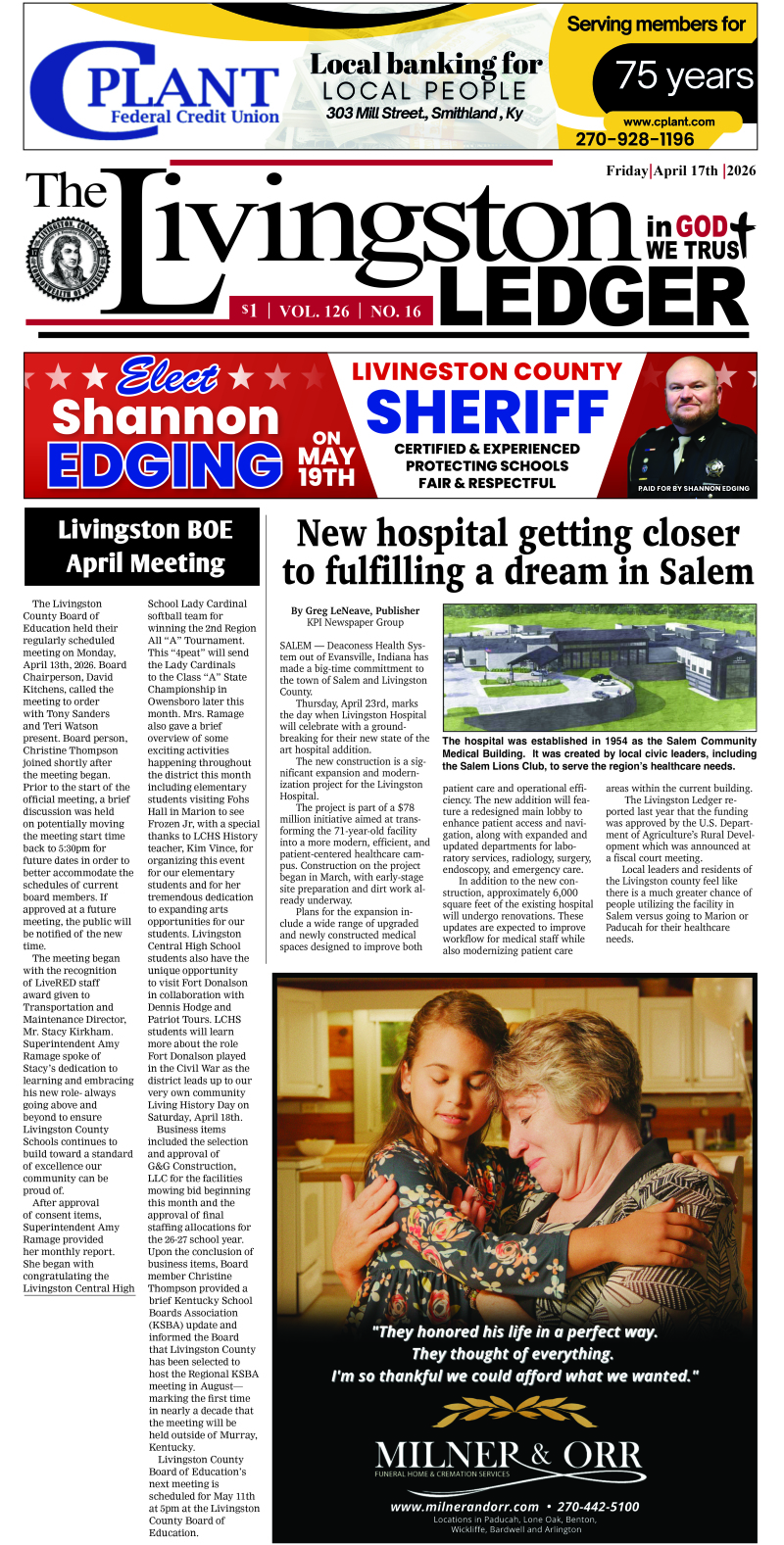 Livingston Ledger 4-16-26