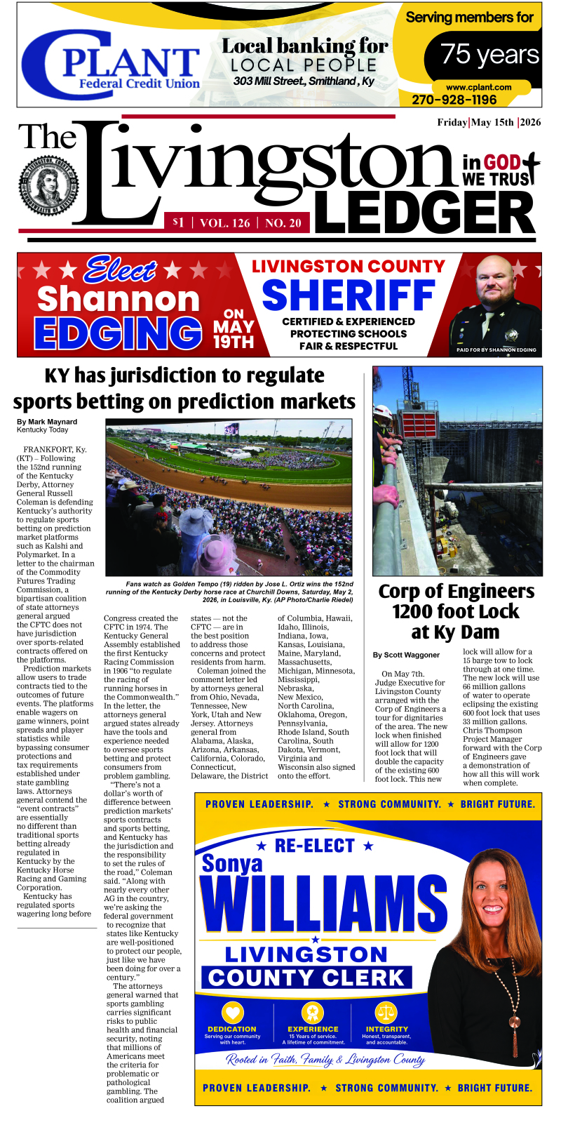Livingston Ledger 5-15-26