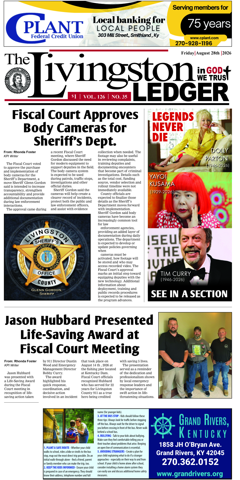 Livingston Ledger 8-28-26