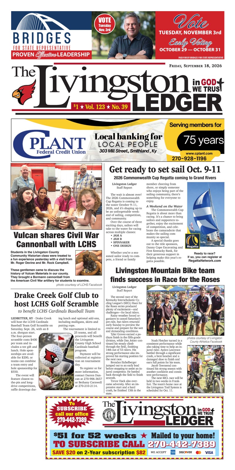 Livingston Ledger 9-18-26