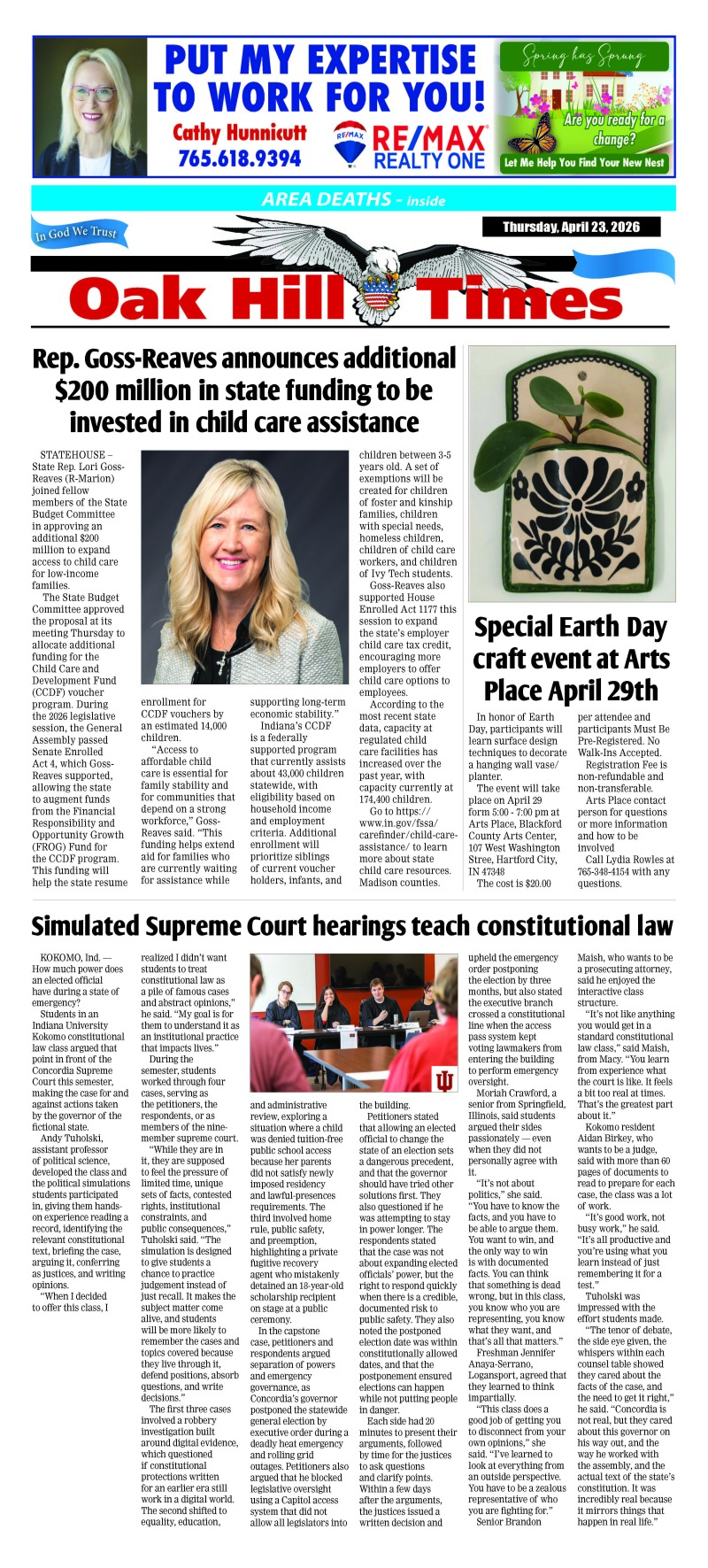 The Oakhill Times 4-23-26