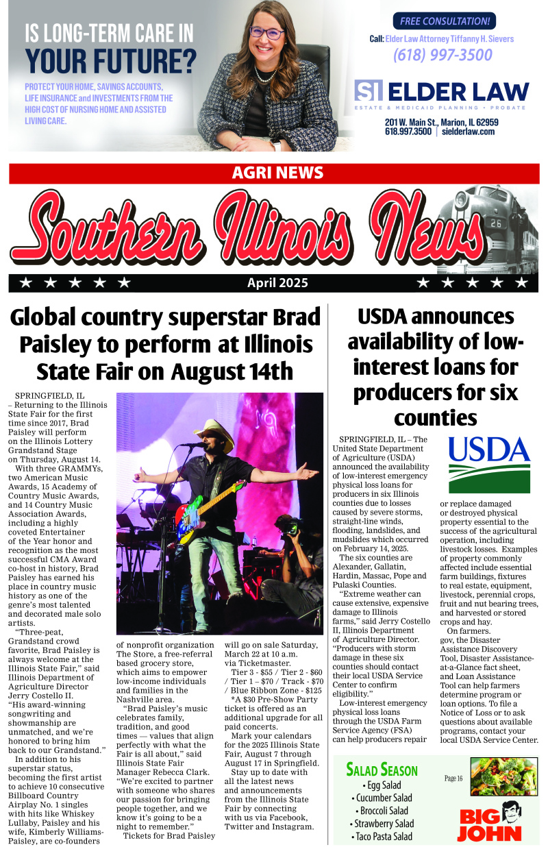 Southern Ill News April  2025