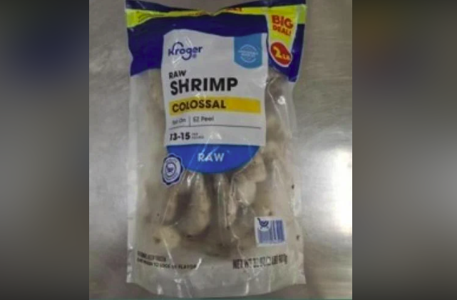 Packaged shrimp recall at Kroger