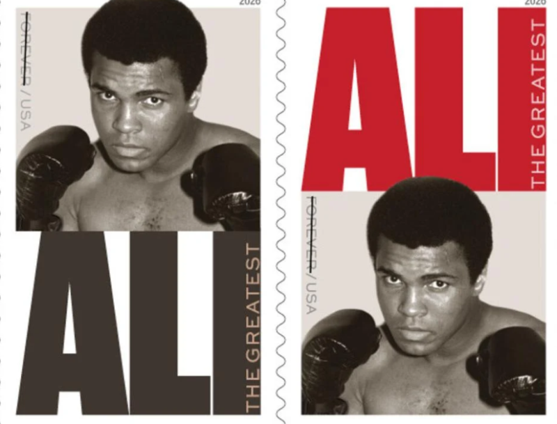 Muhammad Ali will be honored with a commemorative US postage stamp