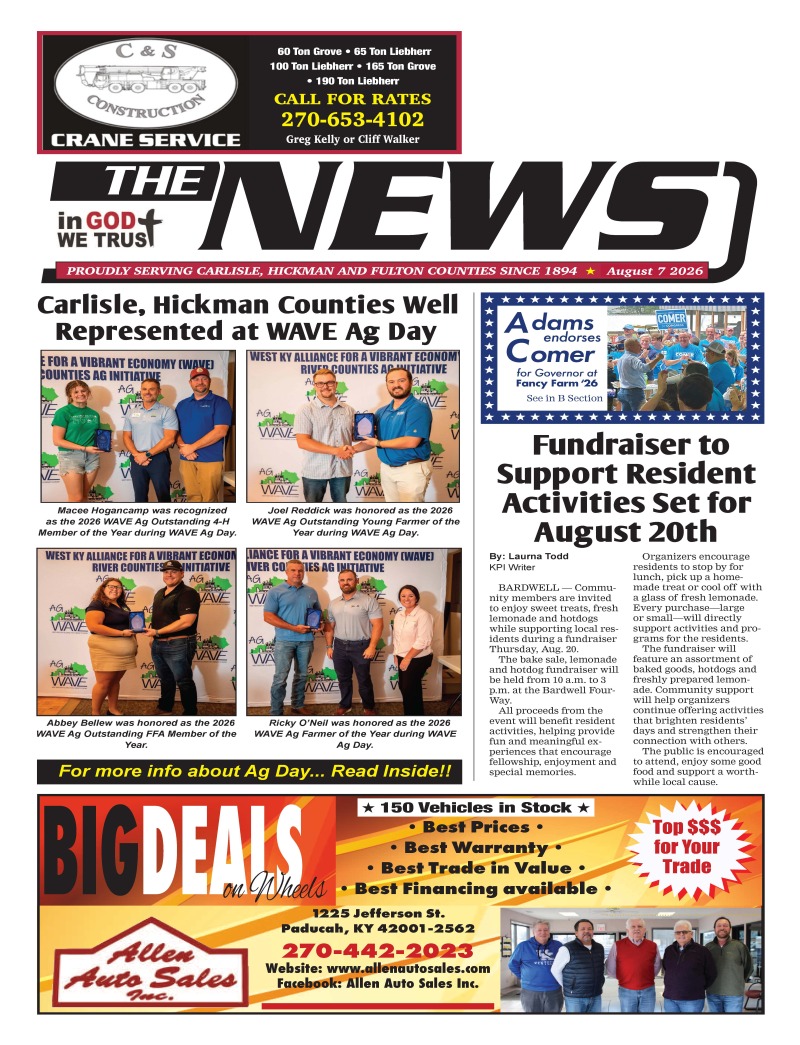 Carlisle County News 8-7-26