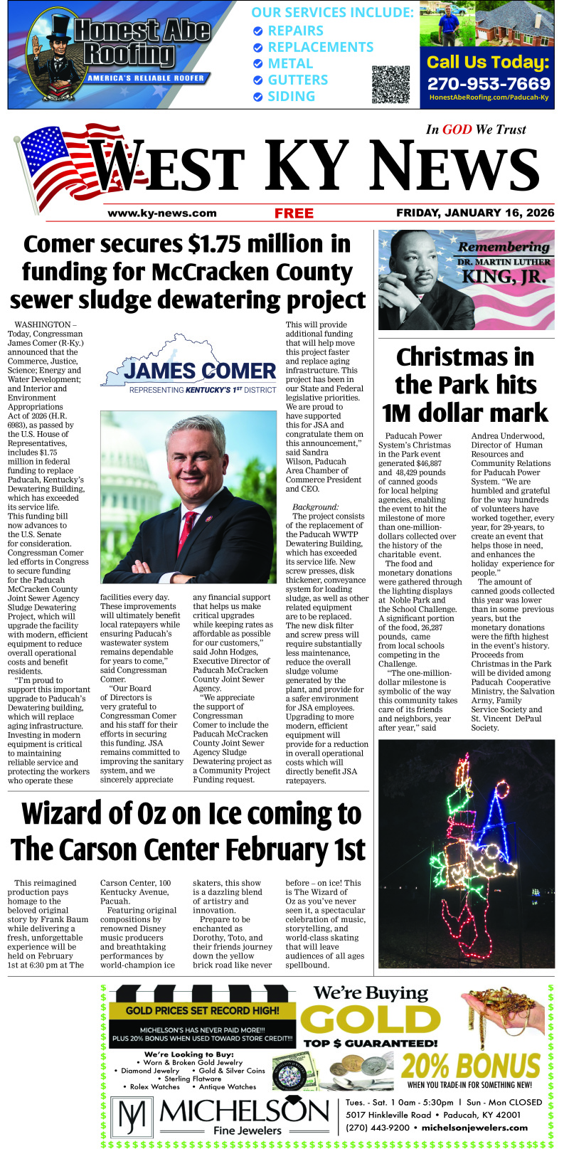 The West Ky News 1-16-26
