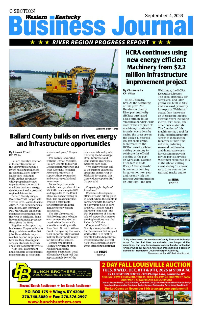 West Ky Business Journal Sept 2026