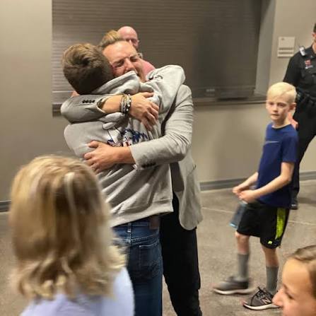 The last hug